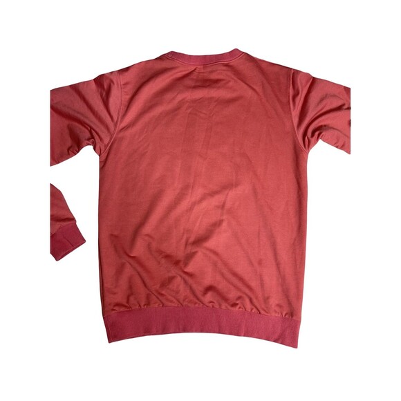 Motherhood Is Just a Walk In the Park Sweatshirt T-Rex Crewneck Large Coral - Picture 3 of 8